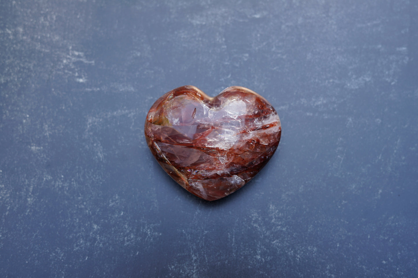 Heart Shaped Hematoid Quartz