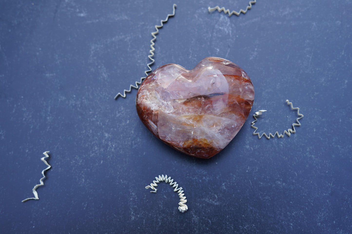 Heart Shaped Hematoid Quartz